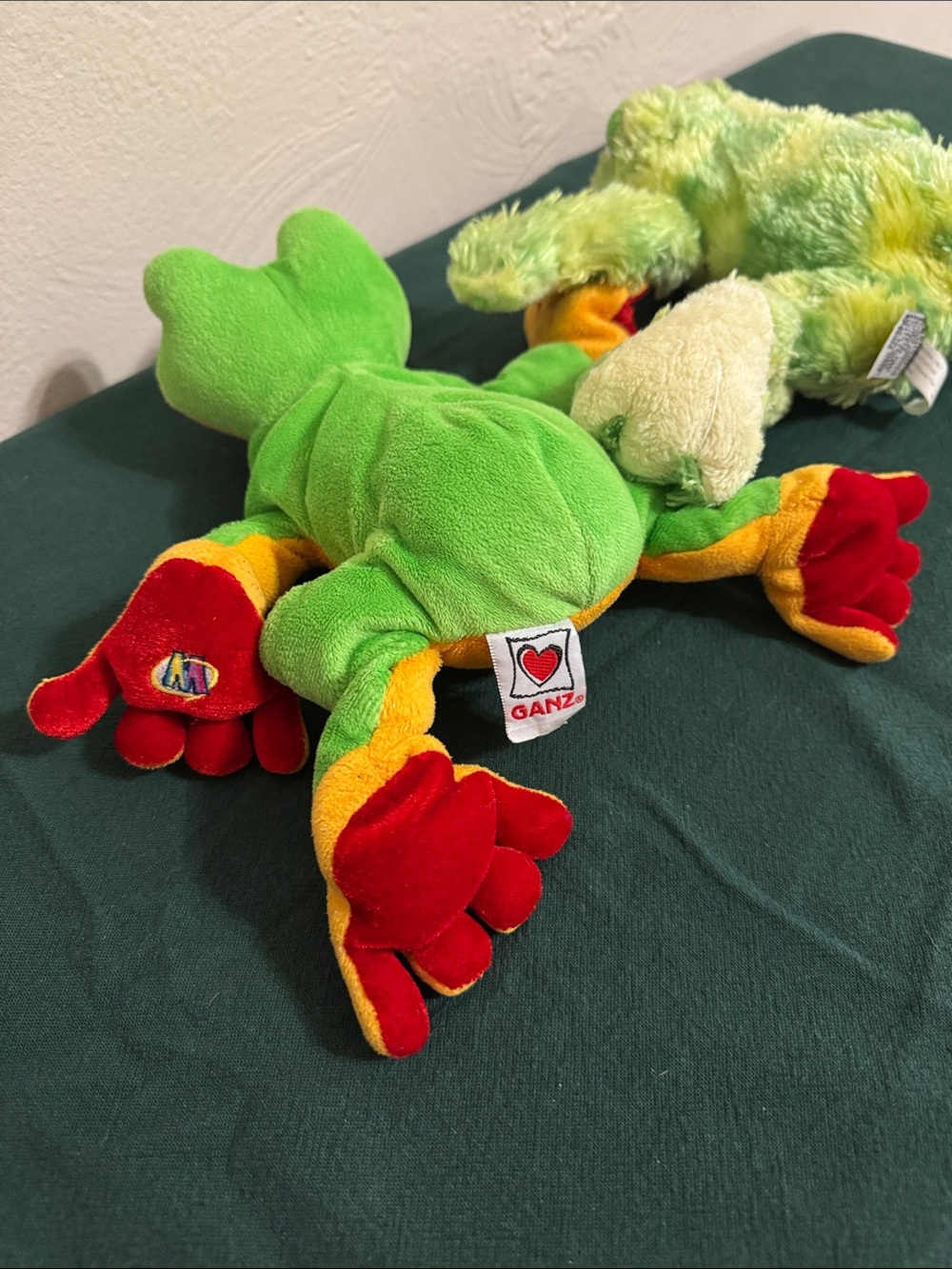 GANZ Green and Yellow Plush Frog Duo - Picture 6 of 13